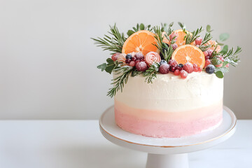 Tequila Sunrise Cake