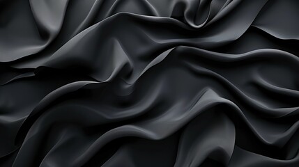 Fototapeta premium Abstract Black Waves 5