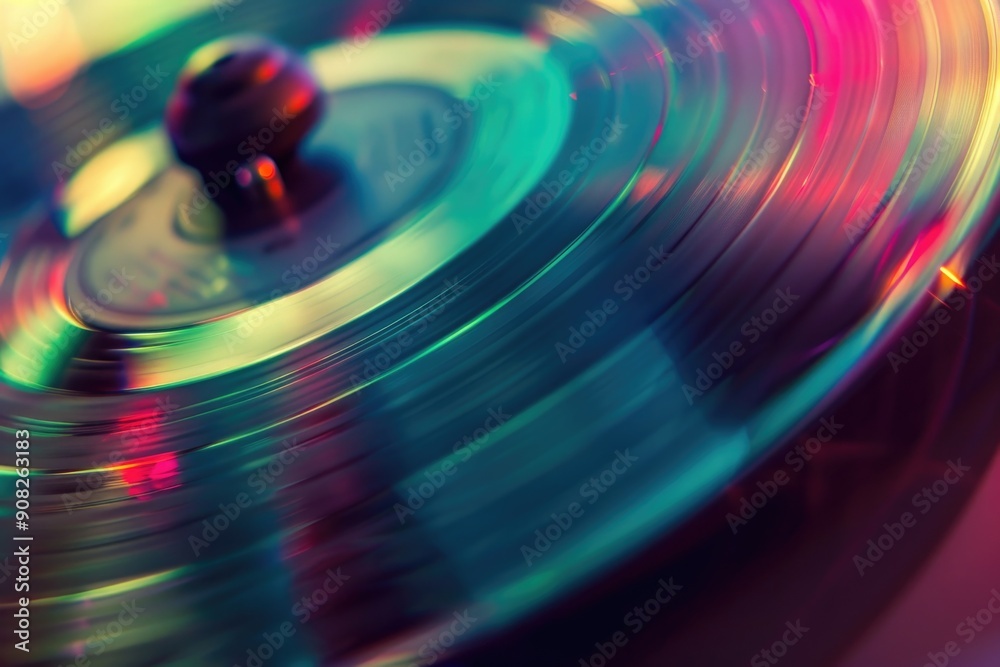 Poster a close-up view of a disc sitting on a table