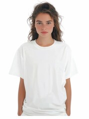 Fototapeta premium Casual White T-Shirt 3
