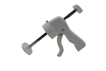 old shovel isolated on white