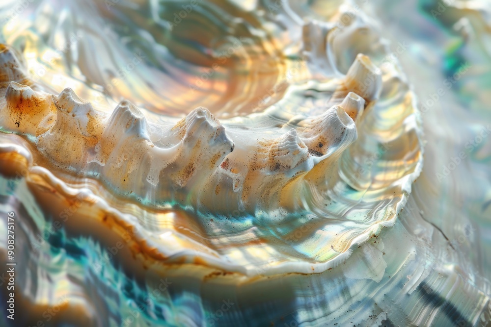 Poster Close-up of a shell on a table