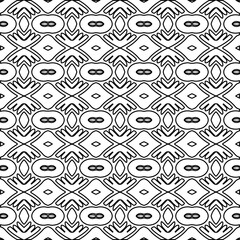 Monochrome ornamental texture with smooth linear shapes, zigzag lines, lace pattern.Abstract black  pattern for web page, textures, card, poster, fabric, textile. White background.