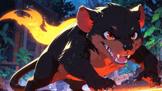 tasmanian devil animal anime