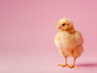 Fototapeta premium chicken isolated on cute background
