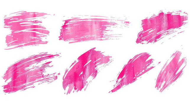 vibrant pink paint strokes on white for lively artistic backgrounds