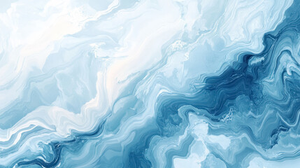 Obraz premium abstract soft pastel ocean waves in blue and white for peaceful backgrounds