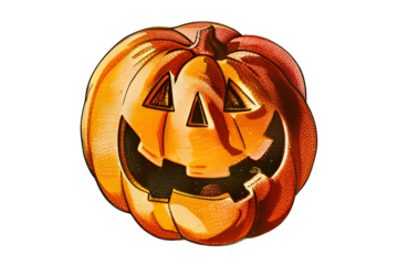 A pumpkin with a smiley face on it