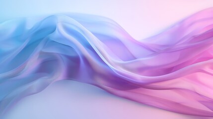 Fototapeta premium Serene Blue and Purple Gradient Flow - Abstract Ethereal Background
