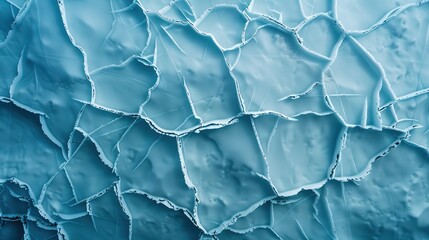 Obraz premium Frozen Beauty: Arctic Icebergs with Cracked Ice Textures for Polar Conservation