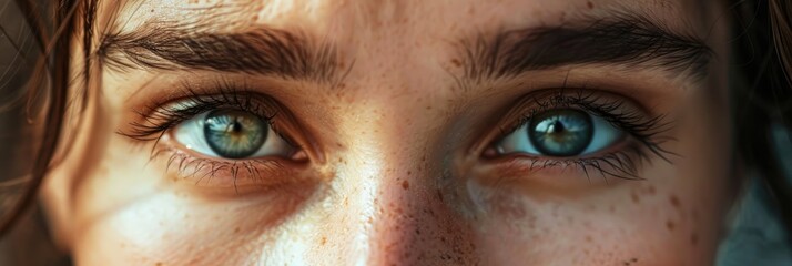 Woman s intense gaze and subtly creased brow reflect profound doubt and eagerness to inquire further