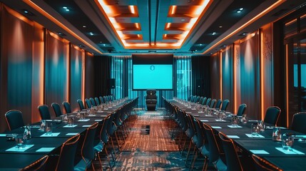 Naklejka premium conference room