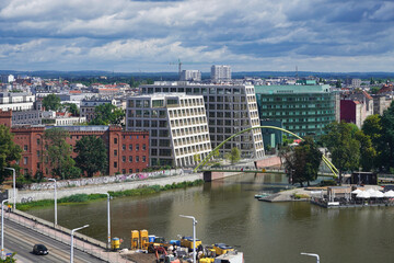 View of Wroclaw from the University's Mathematical Tower.