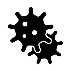 Microbe icon template