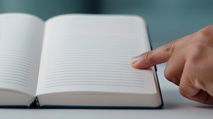 Dynamic Animation of a Hand Flipping Through a Realistic and Engaging Planner