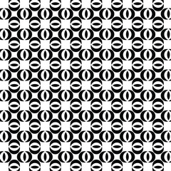 Seamless floral oriental pattern black and white texture. 