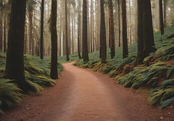 Obraz premium path in the forest