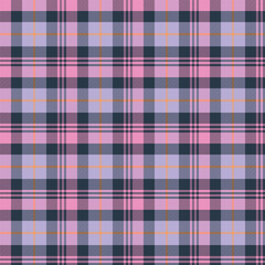 Classic tartan plaid imitation vector seamless pattern. Colorful geometric background. Abstract trompe l'oeil wallpaper. Scottish check weave illusion fashion print