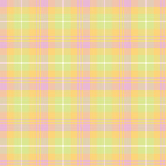 Classic tartan plaid imitation vector seamless pattern. Colorful geometric background. Abstract trompe l'oeil wallpaper. Scottish check weave illusion fashion print