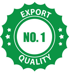 Export quality no 1 vector 