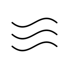 Fototapeta premium river, wind, water, ocean, sea, wave icon symbol vector template