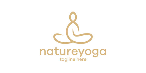 logo design yoga,balance,mediation,therapy,people,organic,logo design template,icon,vector,symbol,creative,idea.