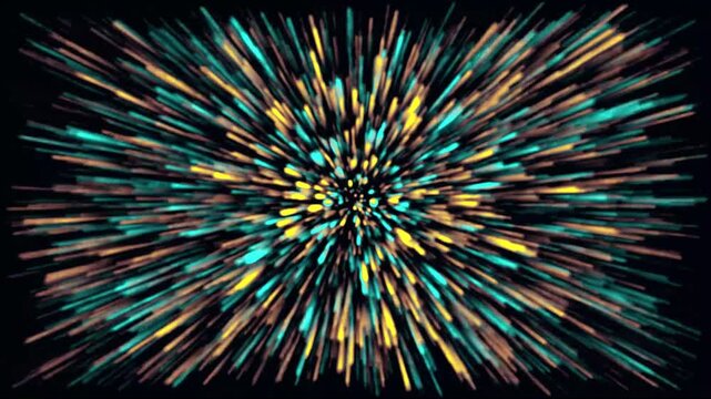 Glowing strat motion animation video