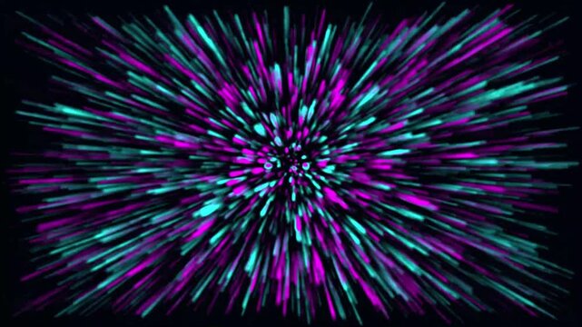 Glowing strat motion animation video