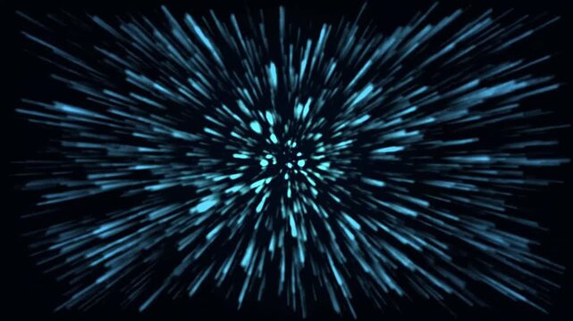 Glowing strat motion animation video