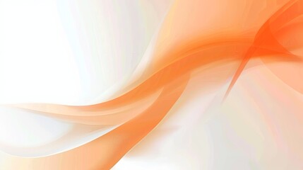 Elegant Corporate Style PowerPoint Slide with Tangerine and White Gradient, Raw Style, Suitable for Business Presentations and Creative Ideas