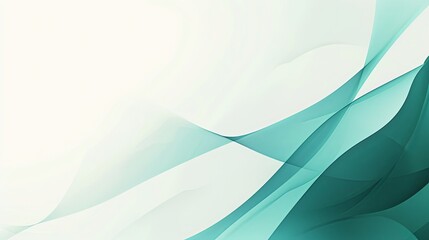 Elegant Corporate Presentation on a Teal and White Gradient Background, Professional Business Style with Minimalist Aesthetics Reflecting Modern Office Trends, Ideal for Business Meetings