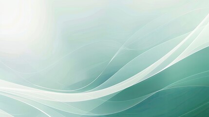 Obraz premium Elegant Corporate Presentation on a Teal and White Gradient Background, Professional Business Style with Minimalist Aesthetics Reflecting Modern Office Trends, Ideal for Business Meetings