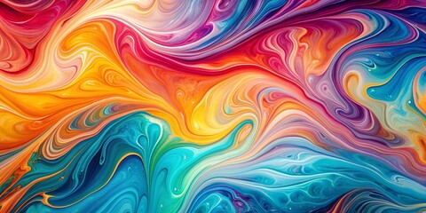Vibrant abstract fluid marble color blend background, fluid, marble, colorful, vibrant, abstract, blend, swirl, texture