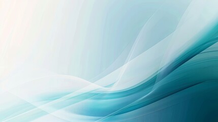 Fototapeta premium Stylish Corporate Presentation on a Turquoise and White Gradient Background, Raw Aesthetic for Modern Business Slides, 16:9 Aspect Ratio