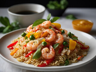 rice with shrimp