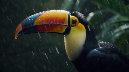 Fototapeta premium toucan in the park