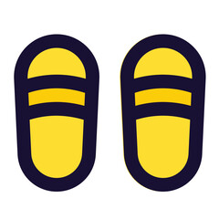 slipper icon for illustartion