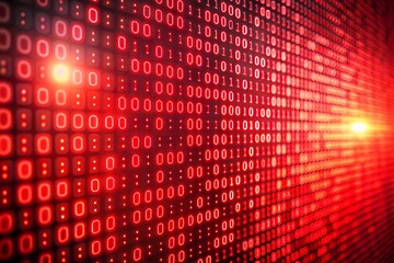 Digital binary code data background