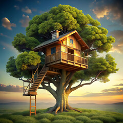 Natural Tree House