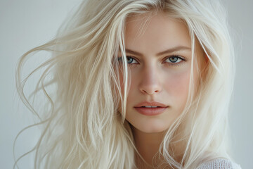 Fototapeta premium young and beautiful blonde woman