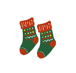 cute christmast element illustration clip art