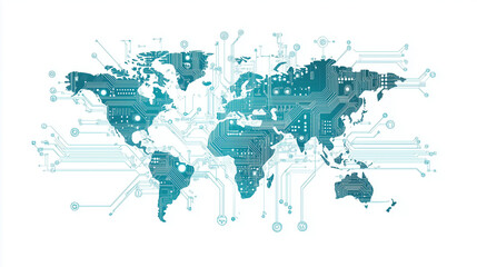 Fototapeta premium world map