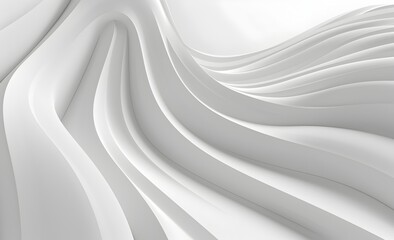 Abstract background with lines in perspective, vector illustration. grey and white. Abstract wavy line pattern. Modern minimalist design for banner, poster or cover template. Simple linear wave surfac