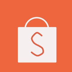 Shopee icon and illustration 