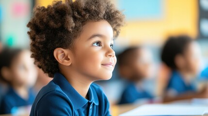 Innovative Education: Elementary Student Engaged in Spelling Practice with AI Tutors