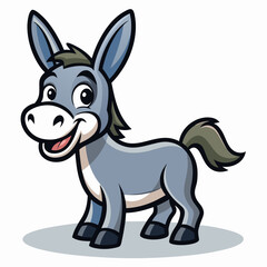 silhouette of a donkey, donkey vector illustration, animal vector art, donkey silhouette, pet vector icon, eps, donkey cartoon