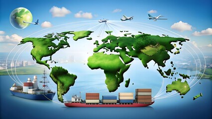 Global Supply Chain: A Journey of Innovation and Sustainability  generative AI