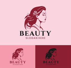A Proffesional Logo beauty women  for bussines