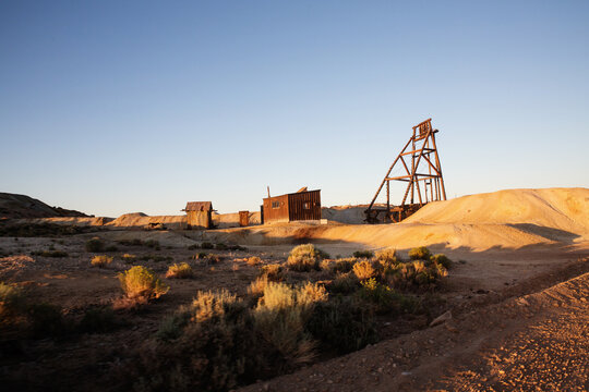 Goldfield, NV: Historic Mining Equipment in the Old West