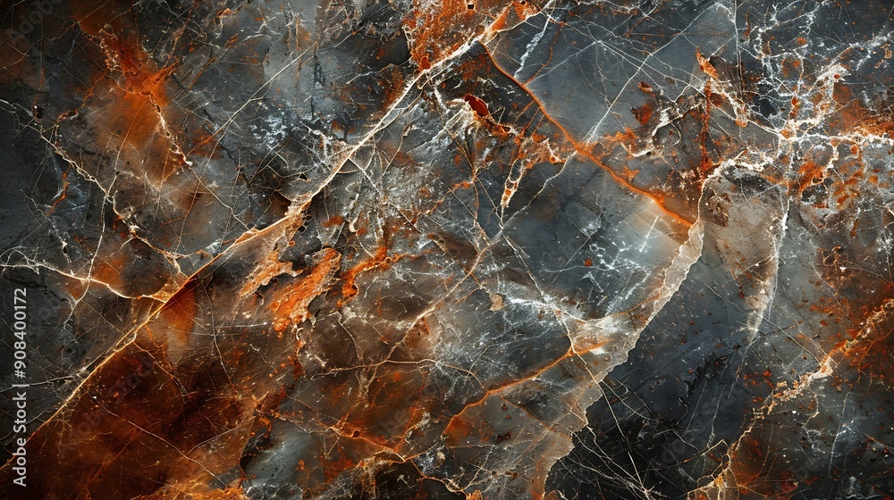 Aufkleber rust marble texture design with high resolution slab tile ceramic gvt pgvt : generative ai